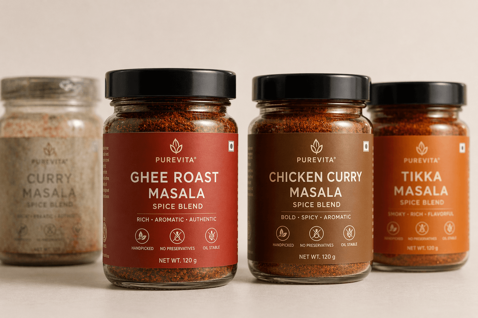 Aroma-Barrier Labels for Spice Jars